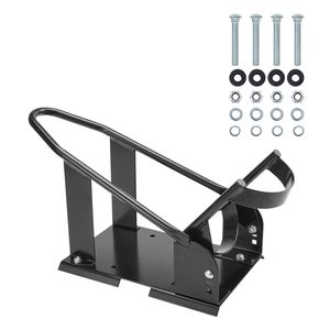 Supporto per Ruota Anteriore Moto in Acciaio Rinforzato con Capacità di 816 kg e 3 Livelli Regolabili, Culla in Gomma - Product Image 1