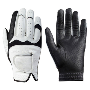 Proveedor Directo de Fábrica, Guantes de Golf Unisex de Cuero Genuino con Correa de Velcro, Control de Swing Mejorado, Resistentes al Agua y a la Abrasión - Product Image 3