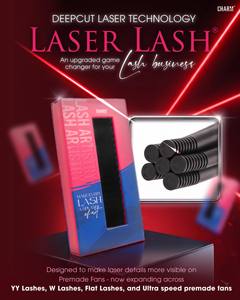 ถาดขนตาปลอม Charmlash ขายส่ง ขนตาปลอมแบบเลเซอร์ แบรนด์ส่วนตัว ถาดขนตาไหม ขนตาไฟเบอร์ PBT คุณภาพสูงจากเกาหลี - Product Image 2