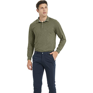 Camiseta Deportiva de Verano de Alta Calidad, Tejida, Informal, Lisa, Personalizada para Golf, 100% Algodón, Secado Rápido, Venta al Por Mayor - Product Image 6