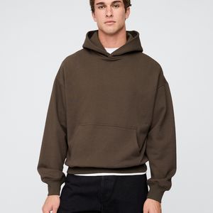 Sudadera Clásica para Hombre, Algodón Orgánico Sostenible, Lisa, Básica, con Forro Suave, Esencial para Invierno, Venta al Por Mayor - Product Image 6