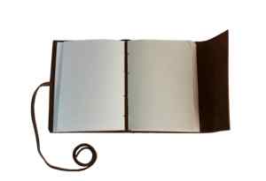 Antiq Feather Design <b>Leather</b> Journal Notebook | Blank Writing <b>Diary</b> for Travel Sketching Office & Gift Luxury Writing Notebook - Product Image 2