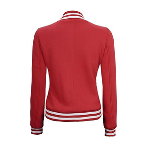 Custom <b>Women</b> Collage Varsity <b>Jacket</b> Embroidered Patchwork Sleeves Wool/Viscose Shell 300g Polyester Wadding Windproof Waterproof - Product Image 6