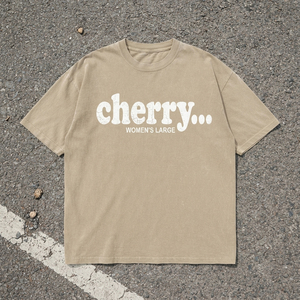 T-shirt ample à manches courtes pour femme, impression personnalisée, 100% coton, streetwear, t-shirt ample streetwear pour femme - Product Image 1