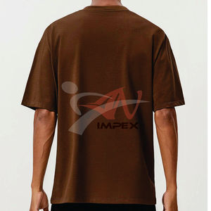 เสื้อยืดลำลองผู้ชาย ผ้าฝ้าย 100% แขนสั้น ระบายอากาศได้ดี เสื้อกีฬา คอกลม ทรงหลวม ใส่สบาย - Product Image 4