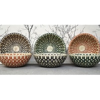 Tazón de Servir Moderno de Excelente Calidad con Incrustaciones de Hueso, Resistente al Calor, Desechable, Ecológico, Apto para Lavavajillas, Decoración para Fiestas y Hogar