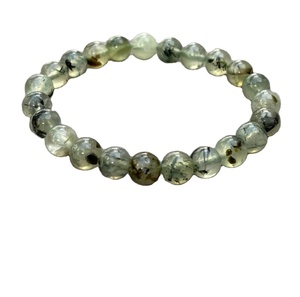 Natural Prehnite <b>Bracelet</b> Green Prehnite <b>Beaded</b> <b>Bracelet</b> For Healing Reiki Energy Jewelry Wholesale 8mm - Product Image 1