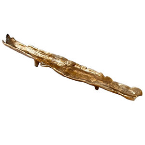 ถาดตกแต่งรูปวงรีขอบข้างลายฉลุโลหะสแตนเลสดีไซน์สวยงาม - Product Image 4