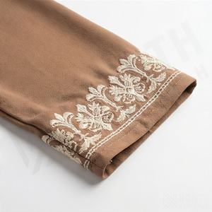 Abaya Modesta al por Mayor para Mujeres Musulmanas, Transpirable, de Alta Calidad, Personalizable, Servicio OEM, Ropa Elegante de Moda Islámica - Product Image 5