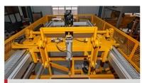 Machine de palettisation automatique de briques à haute efficacité YG-1200, machine hydraulique de palettisation de briques pour usine de blocs de béton