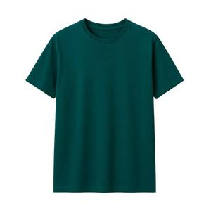 OEM Custom Men's Waffle <b>Polyester</b> T Shirt Short Sleeve Crew Neck Casual Summer Jersey Plain Wholesale Supplier - Product Image 4