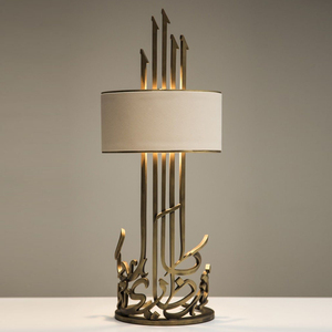 Living Room <b>Study</b> Hotel Bedroom Bedside Lighting <b>Desk</b> Lamp Mushroom Design <b>Desk</b> Lamp Metal Glossy Gold Plated - Product Image 4