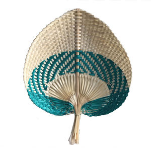 Handmade <b>Bamboo</b> Fan Traditional Weaving Natural Palm Leaf Decorative Fan Home Decoration <b>Craft</b> - Product Image 1