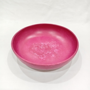 Elegante Tazón de Resina Hecho a Mano con Patrón de Remolino Blanco Acuático para Servir Ensaladas de Frutas, Uso en Cocina, Hotel, Restaurante y Fiestas - Product Image 3