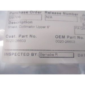 AMAT 0020-26603 SHIELD COLLIMATOR UPPER 8, 111402 - Equipo y Piezas de Semiconductores de Confianza de la Marca Global Legacy - Product Image 3