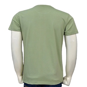 เสื้อยืดคอกลมแขนสั้นทรงปกติ ผ้าฝ้าย 100% หนัก 220 กรัม ระบายอากาศได้ดี สไตล์ลำลองสำหรับผู้ชาย ขายส่ง พร้อมโลโก้ด้านหน้า สตรีทแวร์ - Product Image 6