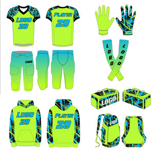 2026 <b>Top</b> Selling Custom Made American Football Uniform Sets Customized Logo Short Sleeve <b>Top</b> Spandex/Polyester Material Plus - Product Image 1