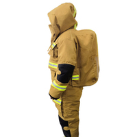 Trajes de Bombero Impermeables de Nuevo Estilo, Chaqueta y Pantalones Ignífugos de Nomex y Aramida, Uniformes de Bombero de Alta Visibilidad