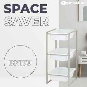 Organisateur de stockage de jouets bricolage à 3 tiroirs de conception moderne du fabricant taïwanais petite à grande étagère en plastique pour meubles de rangement à la maison - Product Image 3