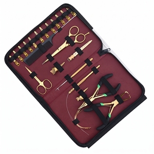 Kit d'outils professionnels pour extensions capillaires avec pinces à kératine, micro-pince à sertir, ciseaux et doigt de séparation - Product Image 1