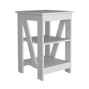 Taylor 3-Tier <b>Storage</b> Side <b>Table</b> Nightstand <b>Small</b> Space Sofa <b>Table</b> End <b>Table</b> Console for <b>Small</b> Spaces - Product Image 5