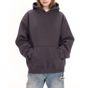 เสื้อฮู้ดผู้หญิงขายส่ง เสื้อฮู้ดนุ่มสบาย สกรีนโลโก้ได้ พร้อมส่ง โรงงานผลิตเสื้อผ้า - Product Image 3