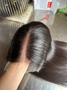 Premium Hair Products Vietnamese Raw Hair Lace <b>Front</b> <b>Wigs</b> 100 Virgin Hair Smooth Straight Human Hair <b>Wigs</b> Top Quality - Product Image 2