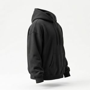 Sweat-shirts à capuche surdimensionnés pour hommes avec poche kangourou, poignets côtelés, intérieur doux et style urbain contemporain pour tenues décontractées - Product Image 6