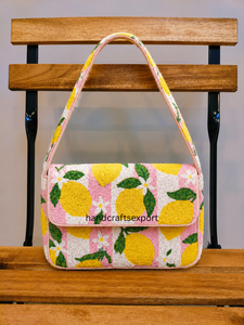Sac à bandoulière portable de luxe professionnel, léger, robuste, de haute qualité, fait main, écologique et perlé, tendance, vente en gros - Product Image 1