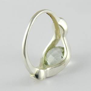 ดังนั้นในความรัก! สีเขียวอเมทิสต์925แหวนเงินสเตอร์ลิงเครื่องประดับเงินเครื่องประดับเงิน - Product Image 2