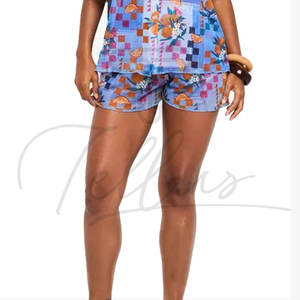 เสื้อเชิ้ตฮาวายชายคุณภาพสูงสำหรับฤดูร้อน ลายพิมพ์สวยงาม ชุดเสื้อและกางเกงขาสั้นสองชิ้นสำหรับผู้ชาย - Product Image 6