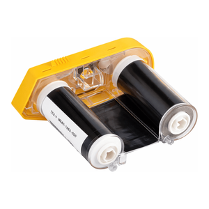 Ruban de transfert thermique noir cire-résine série Brady R10000 compatible avec l'imprimante d'étiquettes industrielle M6 - Product Image 1