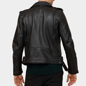 2026 Windproof Waterproof Leather Men Premium Cowhide Conceal Carry Insulated Liner Casual Classic Motorcycle <b>Biker</b> High Street - Product Image 2