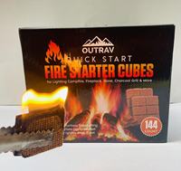 Allume-feu Naturel à Vente Directe Usine pour Barbecue, Feu de Camp, Cheminée, Poêle à Bois, Brasero, Grill, Utilisation Intérieure et Extérieure