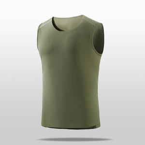 Débardeur de basketball sans manches pour homme, respirant, effet rafraîchissant, sans couture, 100 % polyester, coupe classique - Product Image 5