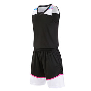 Ensemble de maillots de basket-ball à séchage rapide personnalisés, impression de logo personnalisée, shorts de sport grande taille pour uniforme de basket-ball à personnaliser - Product Image 6