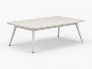 Ensemble de canapés modernes en corde tressée pour l'extérieur avec coussins gris, structure en aluminium, chaises longues et table basse pour jardin et terrasse - Product Image 5