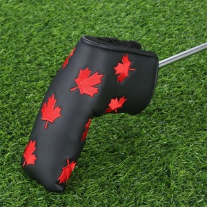 Funda para Cabeza de Putter SOSH4 Blade - Cuero PU con Patrón de Hojas, Cierre Magnético, Colores Sólidos Duraderos, Personalizable para Palos de Golf - Product Image 5