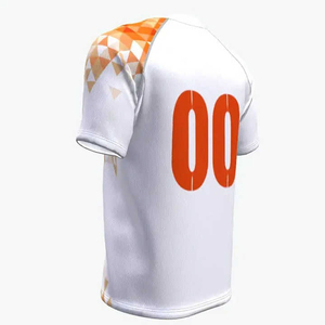 Design Your Own V-Neck <b>Polyester</b> <b>T</b>-<b>Shirts</b> Wholesale Sublimation Soccer Jerseys For Men Quick Dry Football Uniform For Clubs - Product Image 2