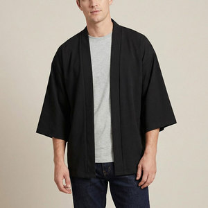 Chaqueta Kimono Japonesa Premium para Hombre, Invierno, Cuello Alto, Algodón Lavado, Tela Suave y Cómoda, Material Duradero, Ajuste Ajustable - Product Image 1