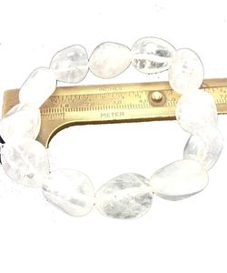 Crystal <b>bracelet</b> Clear Crystal quartz Tumbled <b>Bracelet</b> <b>Beads</b> 8mm Stone Crystal Gemstone Fashion Jewelry <b>Men</b> and - Product Image 5