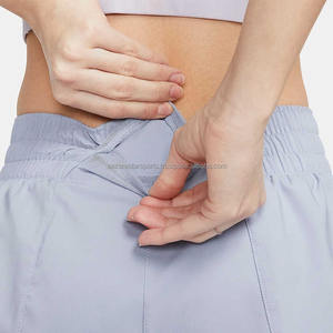 Shorts Deportivos de Cintura Alta para Mujer, Envío Aleatorio desde Pakistán, Diseño Sólido, 100% Algodón, Antiestáticos, a la Moda - Product Image 2