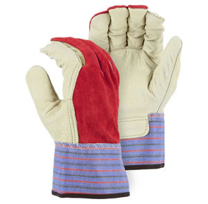 Gants de travail d'extérieur en cuir de vachette pleine fleur de bonne qualité, faible MOQ, vente en gros, pour la protection des mains - Product Image 4