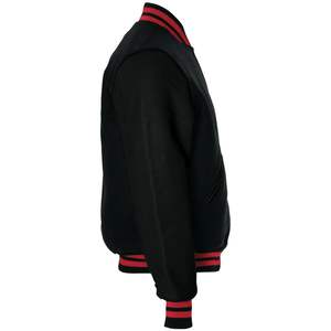 Chaqueta de Béisbol de Diseño Personalizado de Alta Calidad para Hombre, Chaqueta de Béisbol con Letras Bordadas - Product Image 5