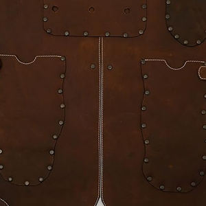 Delantal de cuero multifunción, de piel auténtica de vaca, ignífugo, de gamuza, para soldadores, delantal de cuero muy vendido. - Product Image 4