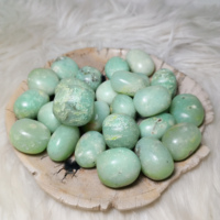 Venta al por mayor de alta calidad Natural Indonesia Chrysoprase caído Napu piedras preciosas artesanía curación cristal 20-30mm