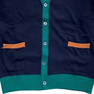 Blue Color Sorority Winter Acrylic Cardigan <b>Sweater</b> Custom Color & Embroidery Knit <b>Sweater</b> Sorority University College - Product Image 4