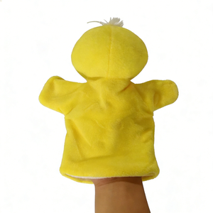 Títere de Mano de Pato Amarillo Adorable, Juguete de Peluche Suave para Niños, Juego Interactivo entre Padres e Hijos, Contar Cuentos y Preescolar - Product Image 4