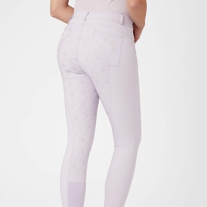 High Quality 4-way Stretch Horse Riding Breeches Leggings Tights <b>Equestrian</b> Wear Pants on Technical Fabric with Soft Feel - Product Image 3