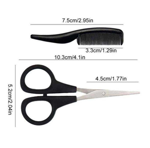 plastic scissor Plastic Handle Hair Cutting Scissors with Stainless Steel <b>Blade</b> Beauty Type Product <b>Blade</b> Manual Hair Care Tool - Product Image 2